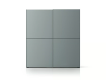 PROFILO - Sectional wooden wardrobe with sliding doors by Santalucia Mobili - view 2
